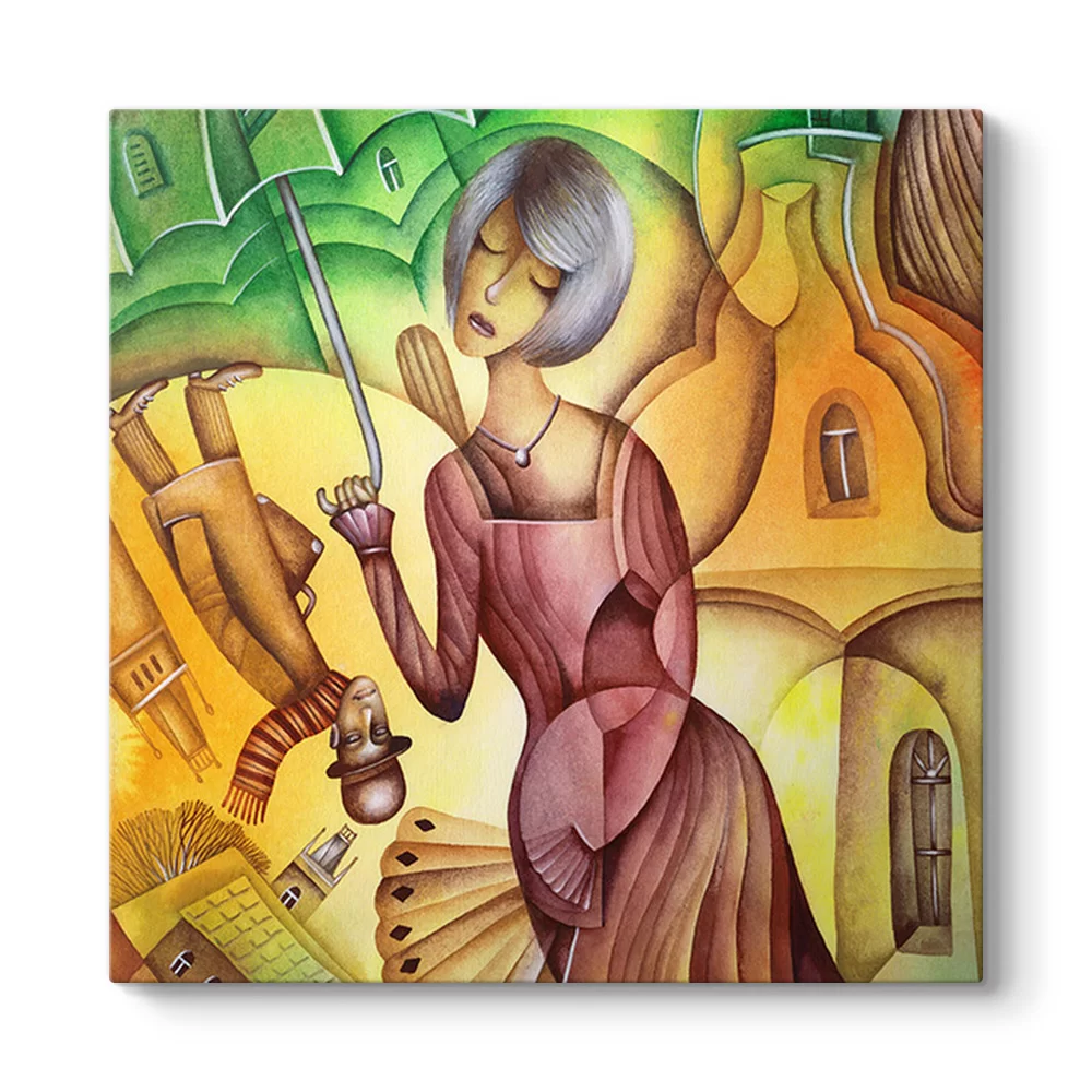 Blond Female Tablosu - Model 3